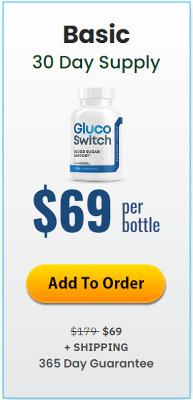 Glucoswitch - 1 Bottle